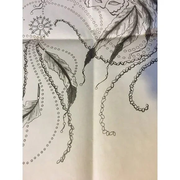 4316 Tri Chem Mardi Gras Mask Pre-Shaded Iron Transfer 21x6" - Picture 5 of 11